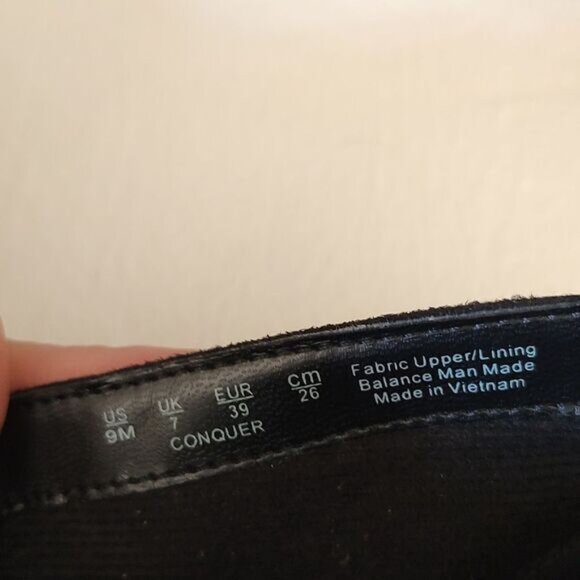 EUC! Dr. Scholls Conquer Women's Vegan Wedge Bootie Black Size 9 - Picture 9 of 10